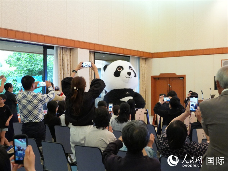 “功夫熊貓”表演。人民網 許可攝